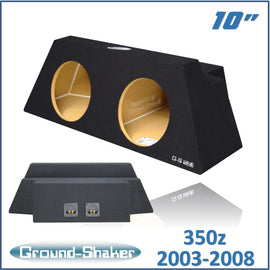 10" DUAL SEALED SUB BOX, FITS NISSAN 350Z COUPE 2003-2008