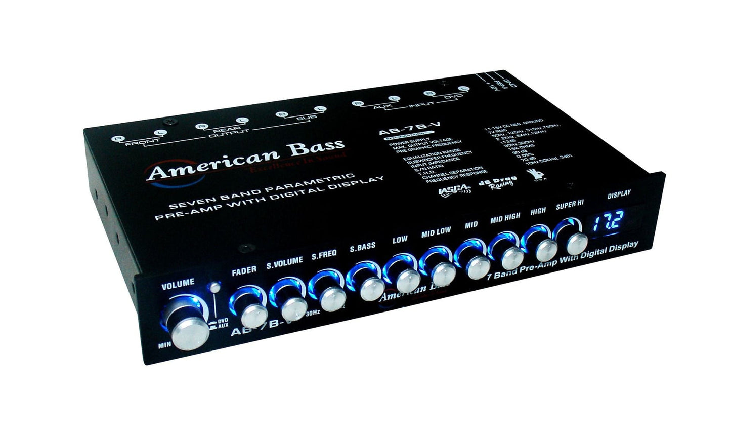 American Bass ABV-7B Equalizer