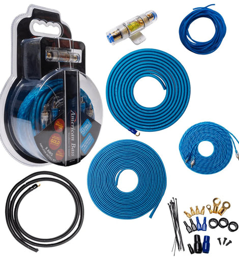 American Bass 8 Gauge Amplifier Kit