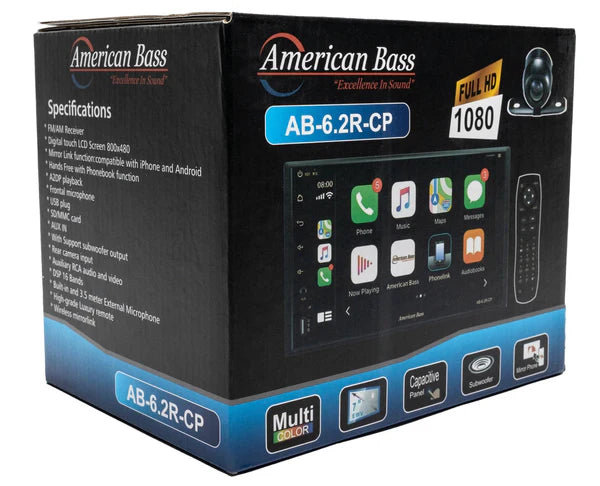 American Bass Car Play Radio 6.2R