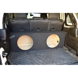 10" DUAL SEALED SUB BOX, FITS 07-22 JEEP WRANGLER 4-DOOR
