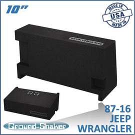 10" DUAL SEALED SUB BOX, FITS 87-16 JEEP WRANGLER